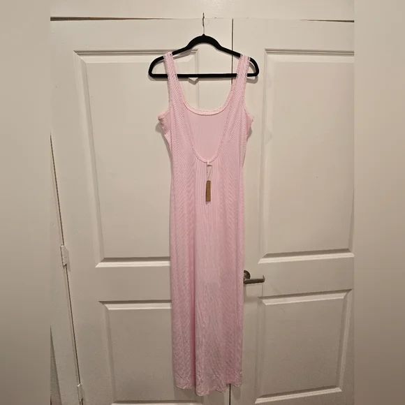 NWT Skims Soft Lounge Lace Scoop Neck Maxi Dress Size 2x Chemises & Slips